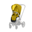 Комплект текстилю для прогулянкового блоку Cybex Priam Mustard Yellow, жовтий (521002399) - мініатюра 1