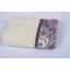Полотенце Romeo Soft, 70 х 140 см, молочный с фиолетовым (2000008489362) - миниатюра 2