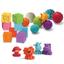 Мультисенсорний набір іграшок Infantino Balls, Blocks & Buddies М'ячики, кубики та звірятка (302021) - мініатюра 2