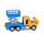 Машинка Driven Micro Вантажівка-підйомник, синій з жовтим (WH1074Z) - мініатюра 1