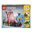 Конструктор LEGO Creator Корабль викингов и змей Мидгарда, 1192 детали (31132) - миниатюра 1