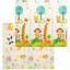 Дитячий килимок Poppet Малятко-жираф та Цифри-тварини двосторонній складний 200х180x1 см (PP021-200) - мініатюра 1