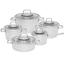 Набір посуду Berghoff Manhattan, 5 предметів, сріблястий (00000016459) - мініатюра 1