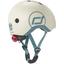 Шлем защитный детский Scoot and Ride с фонариком 45-51 см светло-серый (SR-181206-ASH) - миниатюра 4