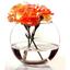Ваза Pasabahce Flora куля, скляна, 16 см, прозора (45068) - мініатюра 4