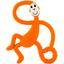 Іграшка-прорізувач Matchstick Monkey Танцююча Мавпочка, 14 см, помаранчева (MM-DMT-005) - мініатюра 1