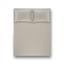 Простыня на резинке с наволочками Penelope Laura light grey, 200х200+70х50 (2) см, хлопок, светло-серый (svt-2000022278256) - миниатюра 1