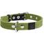Нашийник для собак Collar, бавовняний, подвійний, 41-53x2,5 см, зелений - мініатюра 1