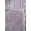 Плед Soho Plush spikes, 200х150 см, белый с фиолетовым (1219К) - мініатюра 2