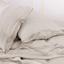 Комплект постельного белья MirSon Natural Linen Jasmine лен полуторный евро бежево-серый (2200008269043) - миниатюра 7