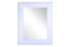 Набір Violet House Роттанг White для ванної кімнати з дзеркалом, білий (0543 Роттанг WHITE) - мініатюра 3