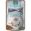 Вологий корм для котів з підвищеною чутливістю шкіри та шерсті Happy Cat Sensitive Haut&Fell, шматочки в соусі, 85 г - мініатюра 1
