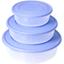 Набор контейнеров для пищевых продуктов 3 в 1 Stenson круглые сиреневые 3 шт. (25580) - миниатюра 1
