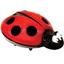 Ночной светильник DreamBaby Ladybug, красный с черным (F689) - миниатюра 1