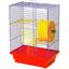 Клетка для грызунов Лорі Дом, цинк, 28х18х32 см, в ассортименте - миниатюра 3