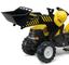 Детский трактор на педалях с прицепом и 2 ковшами Falk Powerloader, желтый (1000WH) - миниатюра 2