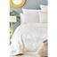 Набор постельное белье с покрывалом пике Karaca Home Janset ekru, евро, молочный, 7 предметов (svt-2000022225755) - миниатюра 1