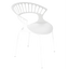 Кресло Papatya Tiara, база белый, белый (283014) - миниатюра 1