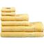 Рушник махровий Maisonette Bamboo, 76х152 см, жовтий (8699965120940) - мініатюра 1