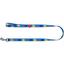 Повідець для собак Waudog Nylon Прапор, нейлоновий, L-XXL, 122х2,5 см, блакитний - мініатюра 2