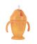 Поильник Baby Team, с силиконовой трубочкой и ручками, 9+ мес., 220 мл, оранжевый (5011_оранжевый) - миниатюра 2