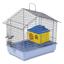 Клітка для гризунів Природа Джунгарик з будиночком, сріблястий з блакитним, 30х20х24 см (PR241518) - мініатюра 1