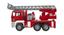 Пожежна вантажівка з драбиною Bruder, червоний (02771) - мініатюра 1