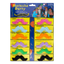 Набор карнавальные накладные усы Offtop, 12 шт, разноцвет (870178) - миниатюра 1