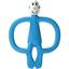 Іграшка-прорізувач Matchstick Monkey Мавпочка, без хвоста, 11 см, синя (MM-ONT-017) - мініатюра 1