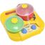 Набір дитячого посуду Tigres Ромашка з плитою 7 елементів (39150) - мініатюра 2