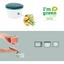 Набір контейнерів для їжі Babymoov Biosourced 6 шт. по 180 мл, різнокольорові (A004317) - мініатюра 5