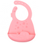 Детский нагрудник KinderenOK Happy Meal, силиконовый, розовый (300520) - миниатюра 1
