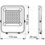 Прожектор Videx Premium LED F2 30W 5000K сенсорный день-ночь (VL-F2-305G-N) - миниатюра 3