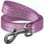 Поводок для собак Waudog Re-cotton, светоотражающий, 200х2 см, фиолетовый - миниатюра 1