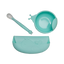 Набір силіконового посуду KinderenOK Happy Meal, блакитний (260220) - мініатюра 2