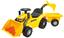 Трактор-погрузчик Ecoiffier Макси для катания малыша с прицепом (7850) - миниатюра 1