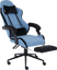 Геймерське крісло GT Racer чорне зі світло-синім (X-2324 Fabric Light Blue/Black Suede) - мініатюра 5