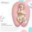 Подушка для вагітних та годування Papaella, 190х30 см, пудровий (8-31885) - мініатюра 2