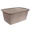 Ящик пластиковый с крышкой Heidrun Intrigobox, 20 л, 43х32х22 см, коричневый (4511) - миниатюра 1