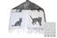 Плед LightHouse Cats, 200х140 см, серый (2200000552099) - миниатюра 2