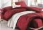 Комплект постельного белья Eponj Home Paint D.Boya Bordo, ранфорс, евростандарт, бордовый, 4 предмета (svt-2000022293440) - миниатюра 1