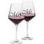 Набор бокалов Krosno Avant-Garde Deco Mr & Mrs для вина 490 мл 2 шт. (911816) - миниатюра 2