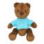 М'яка іграшка Tigres Ведмедик Денні Smile, 25 см, коричневий (ВЕ-0206) - мініатюра 1