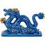 Фігурка декоративна Lefard Дракон із перлиною 15.25 см синя (149-460) - мініатюра 1