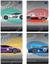Зошит Interdruk Speed cars, клітинка, A5, 12 аркушів, 4 шт. (298560) - мініатюра 1