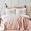 Набор постельное белье с покрывалом и пледом Karaca Home Adrienne pudra, евро, розовый, 10 предметов (svt-2000022285360) - миниатюра 1