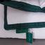 Ковдра MirSon Imperial Satin Luxe, демісезонна, 110х140 см, біла із зеленим кантом - мініатюра 10
