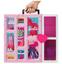 Двухэтажный шкаф мечты Barbie с куклой, 30 предметов (HGX57) - миниатюра 2