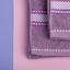 Рушник махровий Ideia Софія, 138х70 см, фіолетовий (8-35124_фіолет) - мініатюра 2