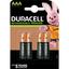 Акумулятори Duracell Rechargeable AAA 900 mAh HR03/DX2400, 4 шт. (5005015) - мініатюра 2